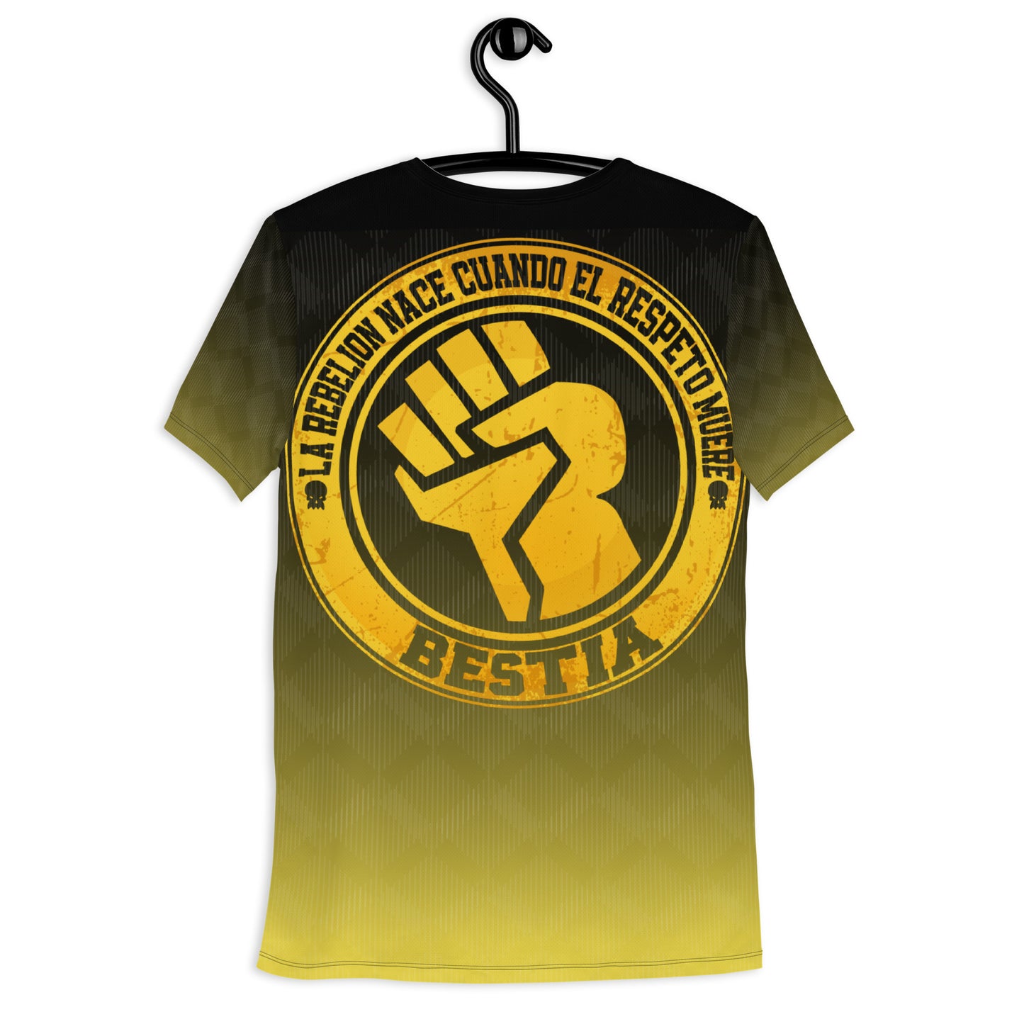 Bestia 666 Camiseta deportiva sublimada para hombre con estampado integral