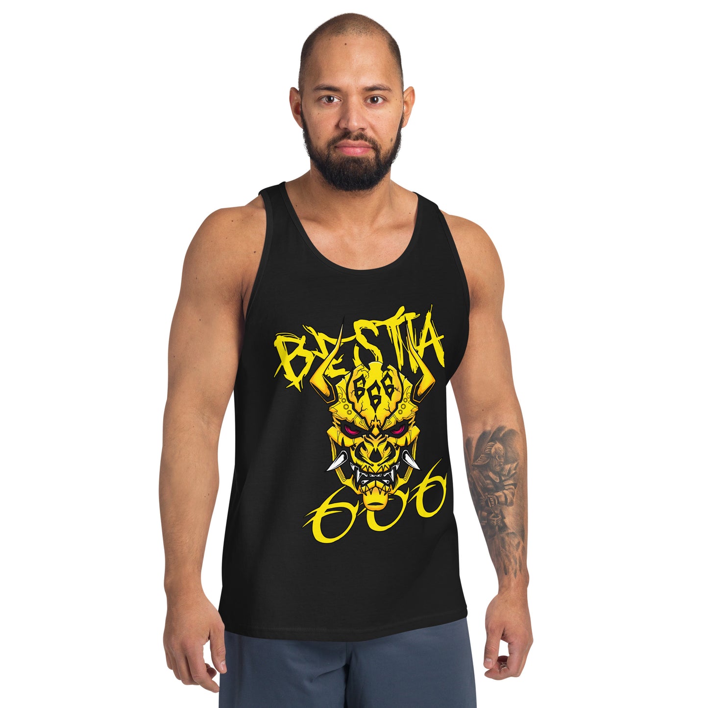 Camisetas de tirantes para hombre Bestia 666