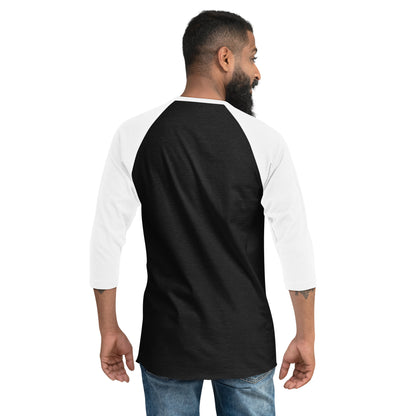 3/4 sleeve raglan baseball style shirt